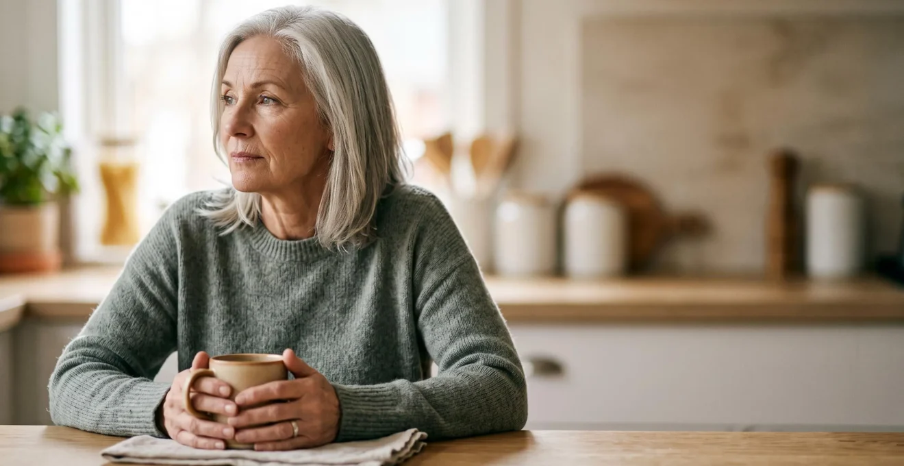 An older adult in a calm domestic setting, symbolizing the quiet internal shift in blood sugar regulation after 60