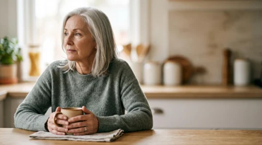 An older adult in a calm domestic setting, symbolizing the quiet internal shift in blood sugar regulation after 60